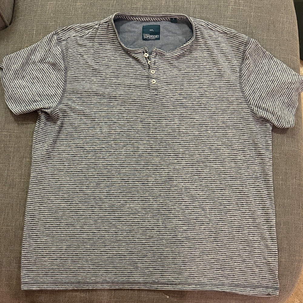 Striped Henley Shirt